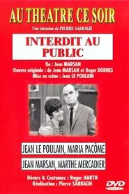Interdit au public movie poster