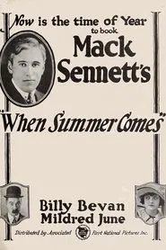 When Summer Comes movie poster