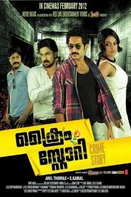 Crime story movie poster