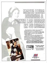 Poster da série Marta a las ocho