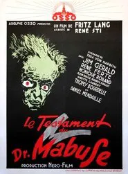 The Testament of Dr. Mabuse movie poster