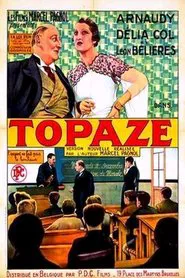 Topaze movie poster