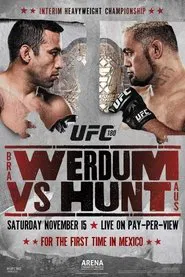 UFC 180: Werdum vs. Hunt movie poster