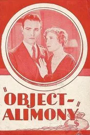 Object: Alimony movie poster