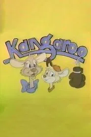 Kangaroo with friends and the "Monkey Business Gang" tv show poster