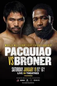 Manny Pacquiao vs Adrien Broner movie poster