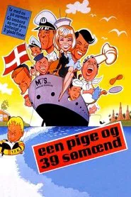 Een pige og 39 sømænd movie poster