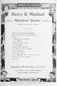 Humdrum Brown movie poster