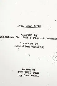 Evil Dead Burn movie poster