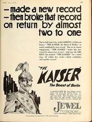 Poster do filme The Kaiser, the Beast of Berlin