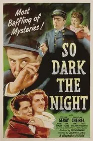 So Dark the Night movie poster
