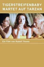 Tigerstreifenbaby wartet auf Tarzan movie poster
