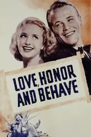 Love, Honor and Behave movie poster