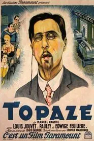 Topaze movie poster