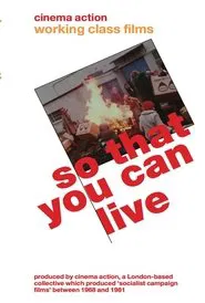 So That You Can Live movie poster
