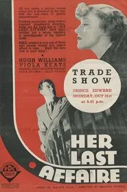 Her Last Affaire movie poster