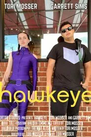 Kate Bishop and Clint Barton - HAWKEYE movie poster