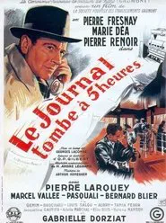The Newspaper Falls at Five O'Clock movie poster