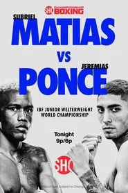Subriel Matias vs. Jeremias Ponce movie poster