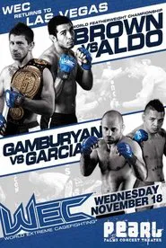 Poster do filme WEC 44: Brown vs. Aldo