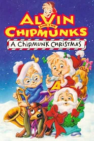 A Chipmunk Christmas movie poster
