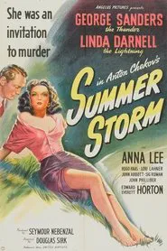 Summer Storm movie poster
