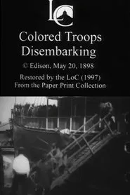 Colored Troops Disembarking movie poster