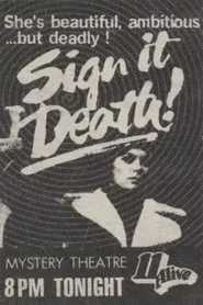 Poster do filme Sign it Death