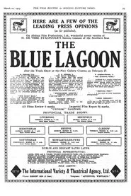 The Blue Lagoon movie poster