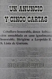 Un anuncio y cinco cartas movie poster