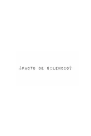 Poster do filme ¿Pacto de silencio?