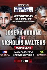 Joseph Adorno vs. Nicholas Walters movie poster