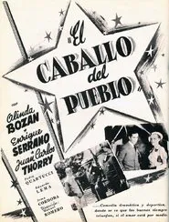 El caballo del pueblo movie poster