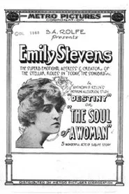 Destiny: or, the Soul of a Woman movie poster