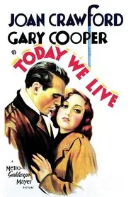 Today We Live movie poster