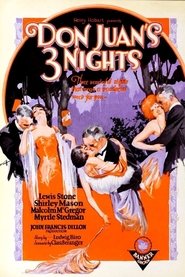 Don Juan's 3 Nights movie poster