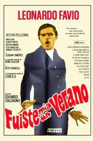 Fuiste mía un verano movie poster