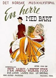 En herre med bart movie poster