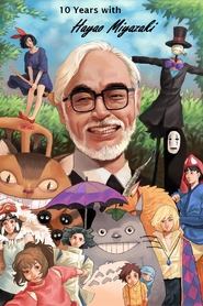 Poster da série 10 anos com Hayao Miyazaki