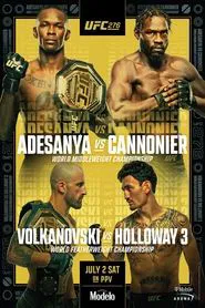 UFC 276: Adesanya vs. Cannonier movie poster