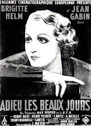 Adieu les beaux jours movie poster