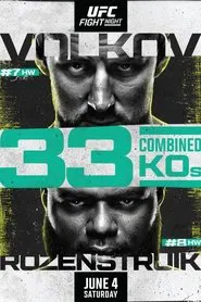 UFC Fight Night 207: Volkov vs. Rozenstruik movie poster