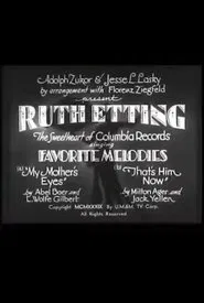 Ruth Etting in Favorite Melodies movie poster