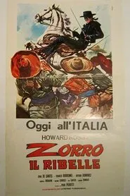 Zorro il ribelle movie poster
