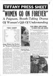 Women Go on Forever movie poster