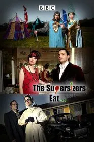 Poster da série The Supersizers...