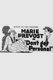 Don't Get Personal movie poster