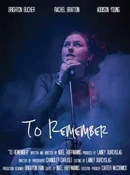 To Remember movie poster