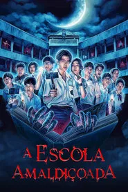 Poster da série A Escola Amaldiçoada