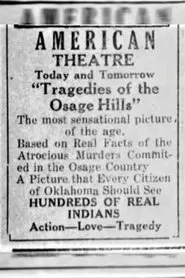 Tragedies of the Osage Hills movie poster
